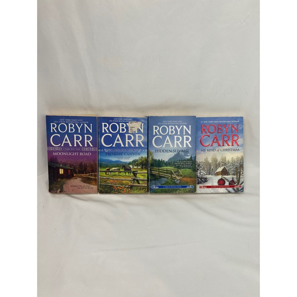 Robyn Carr Virgin River Paperback Lot of 4 Moonlight Road Promise Canyon +